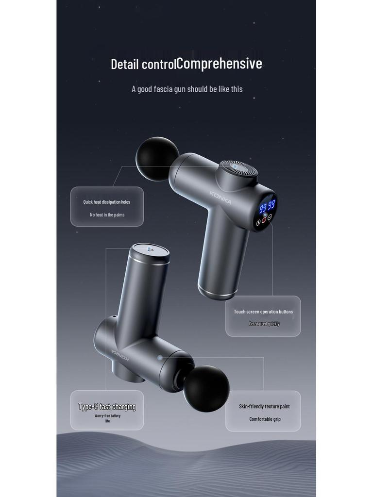 Konka Mini Electric Muscle Massager for Neck and Home Use