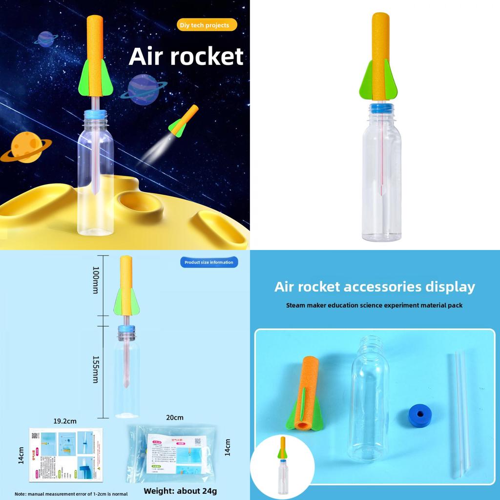 Science Experiment Kit Air Rocket Diy Outdoor Classroom Physics Educational Toy For Students