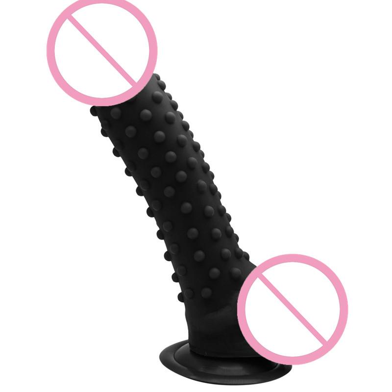 Sexy Prickly Gode Dildo Sex Toy Faux Penis Soft Dildo With Bump Thorn Suction Cup Anal Sex Women Couples Masturbators 2#