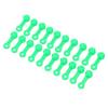 Grease Fitting Caps, Perfect Fitness Zerk Dust Cover Tear Resistant Flexible Silicone for Car(Fluorescent Green (Luminous Version))