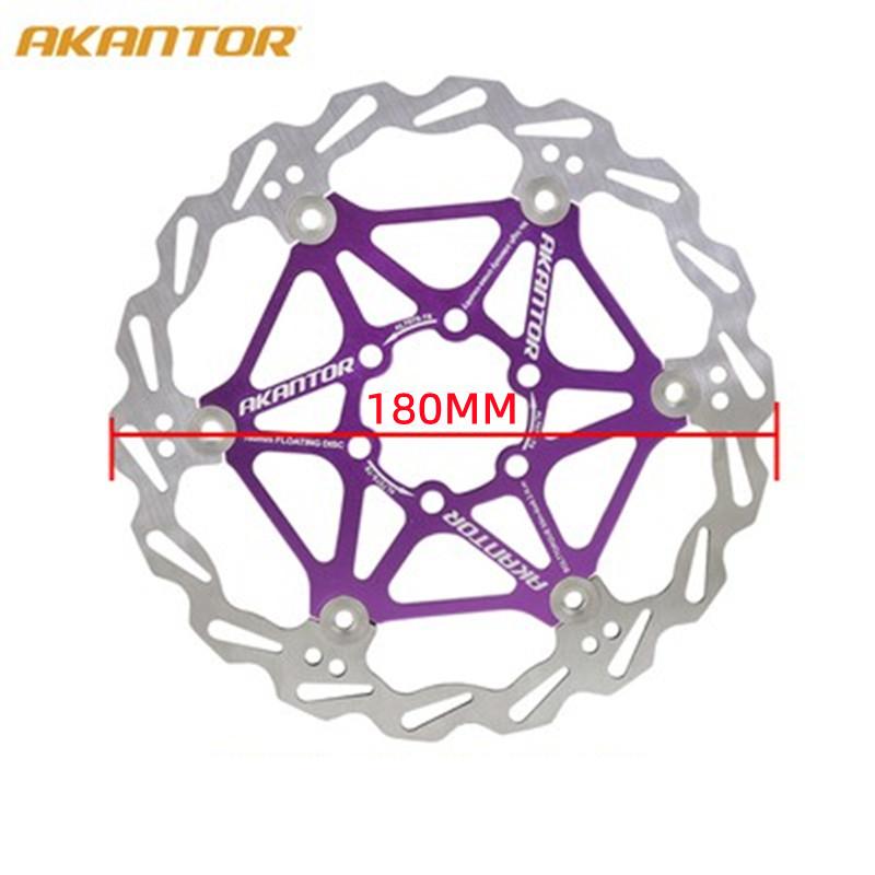 Mtb Bicycle Cooling Brake Floating Disc Scooter Rode Bike Floating Rotor Aluminum Alloy Six Pin Brake Discs 160mm 180mm 203mm