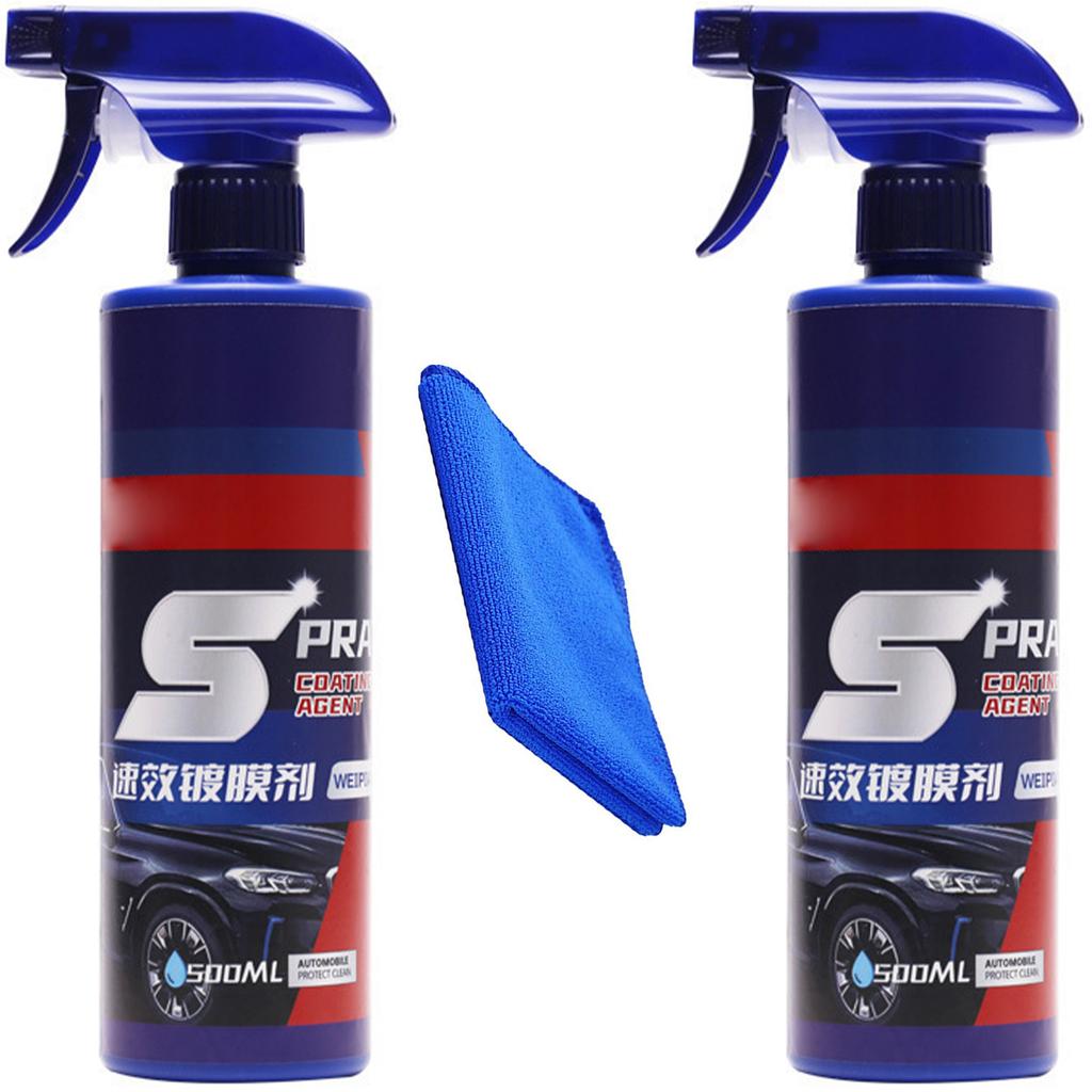 2PCs Car Surfaces Renewal Sprays Auto Coating Formula Automotive Paint Restorer Liquid Vehicle Surfaces Coating Liquid