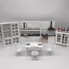 1:12er Maßstab Miniatur Palisander Hochlehner Holzpuppenhausstuhl