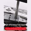 Hand Tapping and Die Threading Tool Set with Wrench