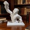 3D Printed Laocoon Bust Sculpture Stable Base Greek Mythology Ornament Ancient Greek Artistic Collectible Figurine Decor for Entrance Living Room