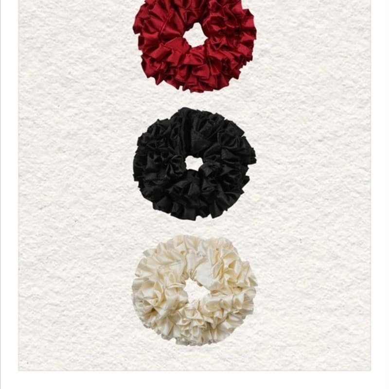 

CARRY BARRETTE Заколка Carry Плиссированная Цветок Скранчи Red