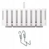 Boardee balcony box with irrigation and hooks, white