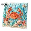 Ontspannend Weekend Creatief Project Oceaan Nep Parels Schilderset, Zeeleven 3D Kunst DIY Handgemaakte Muurbenodigdheden Zeeschildpad Vis Afbeelding Knutsel