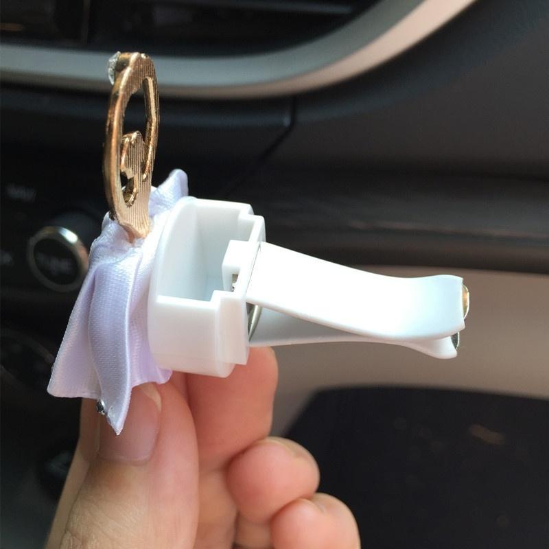 1Pc Ballet Girl Car Air-conditioning Outlet Perfume Diamond Ballerina Fragrance Clip