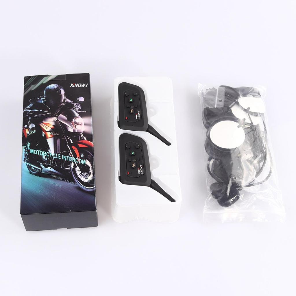 Xinowy V4Pro 4-Person Bluetooth Motorcycle Intercom Helmet Headset