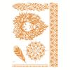 Metal Lace Waterproof Temporary Tattoo Stickers