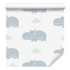 Colorful Animals Clouds Wallpaper for Living Room and Bedroom 50x1000