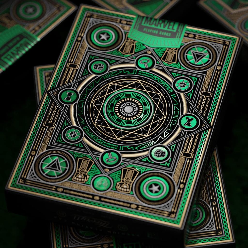theory11 Avengers: Infinity Saga Playing Cards Green