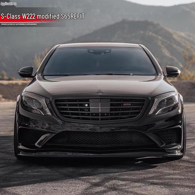 Mercedes W222 S-Class 14-17 AMG S65 Pre-Facelift Wide Body Kit: Front Bumper, Rear Bumper, Side Skirts
