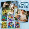 Reusable Water Absorption Balls for Outdoor Pool Beach Games Kids Water Play Set Soft Material Mesh Storage Bag Included