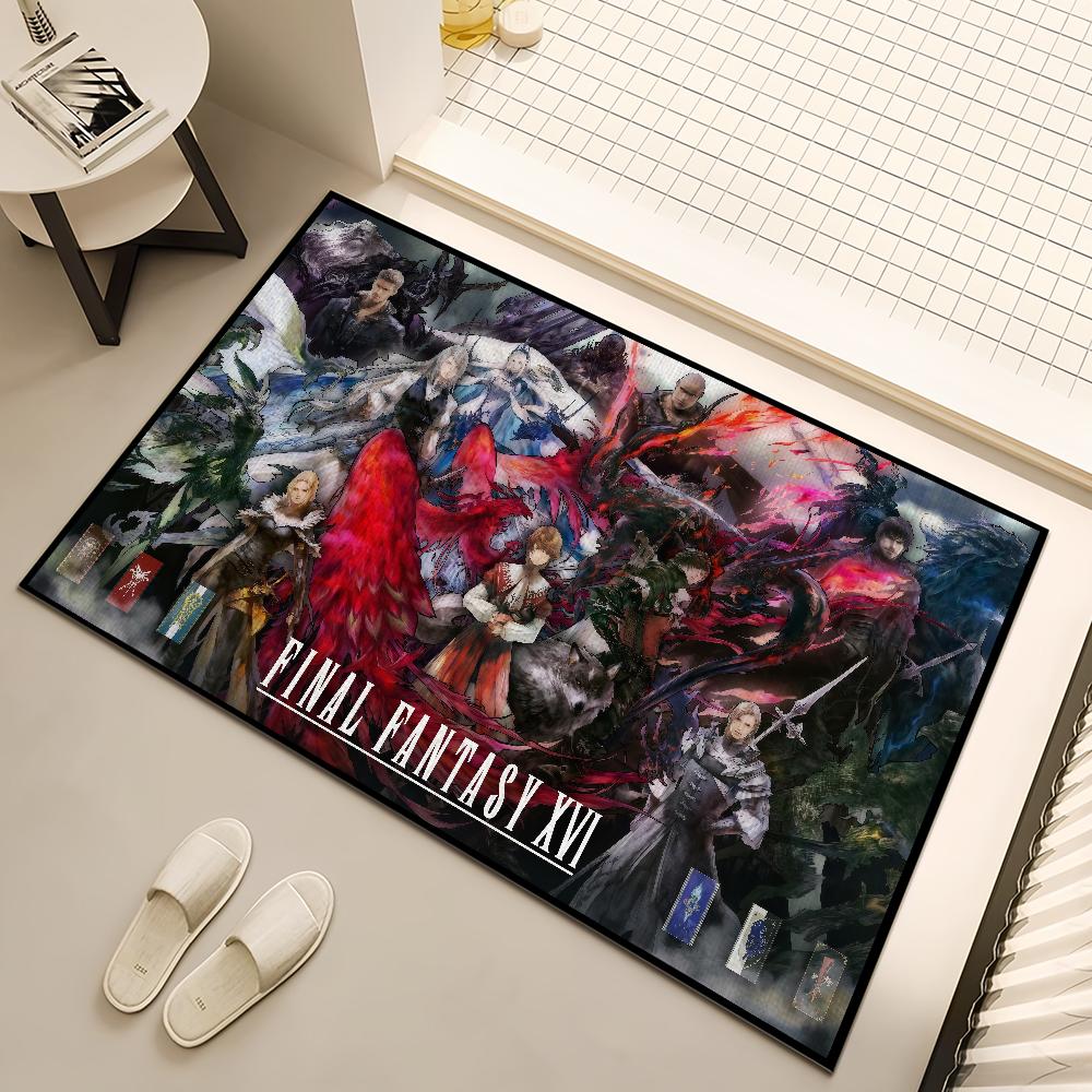 Hra F-Final Fantasy XVI Malý koberec Noční stolek Kuchyně Koupelna Obývací pokoj Domov Dům Ložnice Podložka na podlahu Rohožka Koberec Dekorace