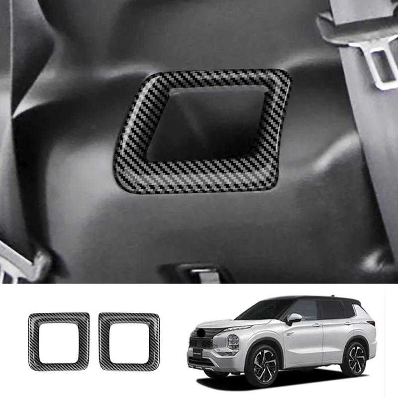 L/RHD For Mitsubishi Outlander   2024 interior front middle rear row water cup holder decorate panle sticker Accessories