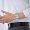 SEIKO SELECTION SBTH007 Herrenarmbanduhr batteriebetrieben Quarz mit Datums-Tages-Kalender champagnergoldenes Zifferblatt S-Serie Edelstahl.