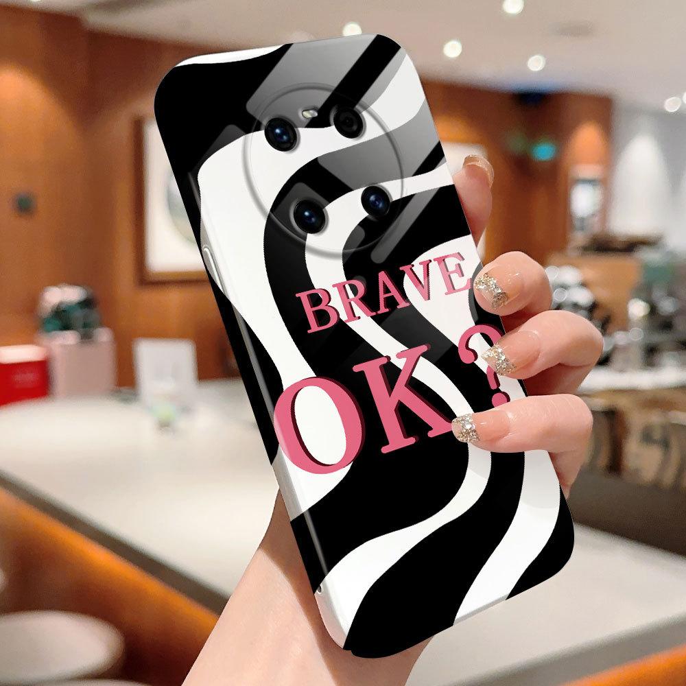 Husă de telefon cu film all-inclusive, design de modă desen animat, carcasă dură cu acoperire completă, husă cu protecție pentru cameră pentru iPhone Huawei Honor Vivo Google