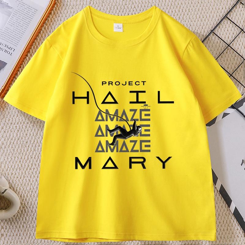 Project Hail Mary Rocky Tshirt for Unisex Women Rocky Amaze T Shirt Casual Cotton Short Sleeve Round Neck Tshirt Unisex Clothing