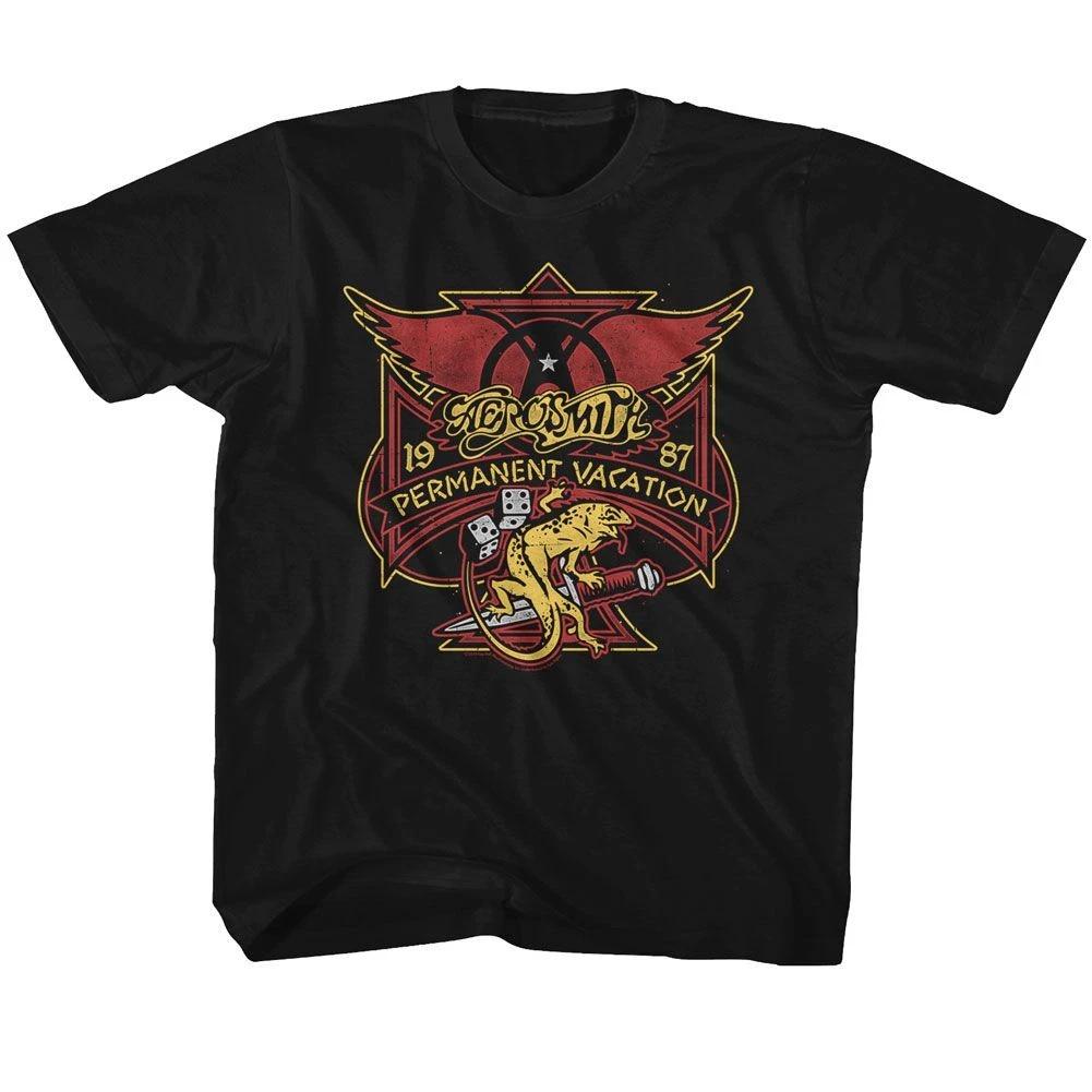 Aerosmith Perm Vacay Lizard Music  Children s T-shirt 160