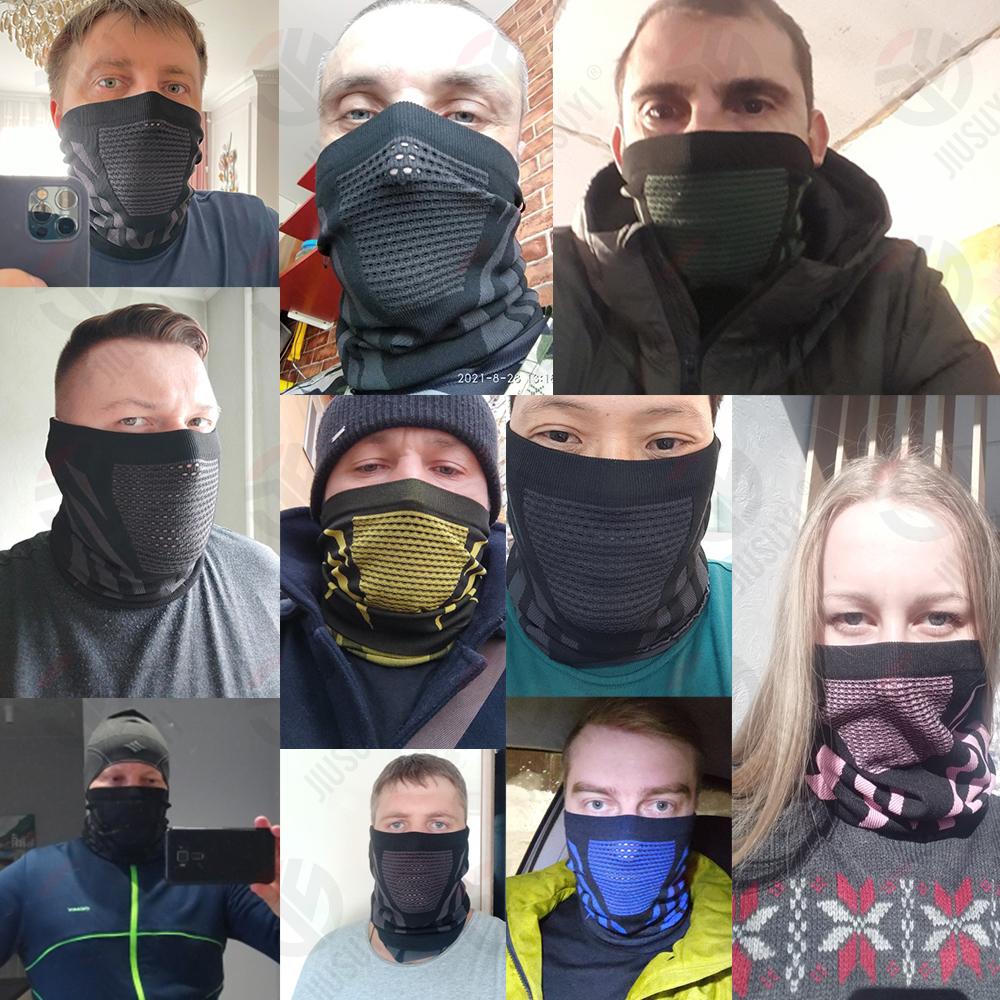 Winter Summer Neck Gaiter Mesh Tube Scarf Cover Skiing Snowmobile Riding Hiking Fishing Bandana Warmer Windproof Face Mask Men
