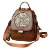 Embroidered Backpack, Lightweight and Multi-functional, Suitable for Travel, Leisure, and Study, Perfect for Students.