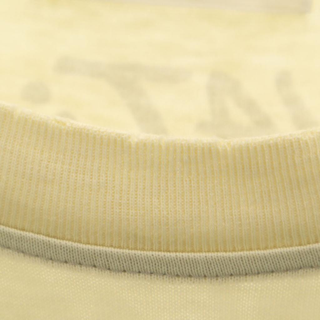 PIA SPORTS Back print Short sleeve T-shirt 4 Cream type Men's Used