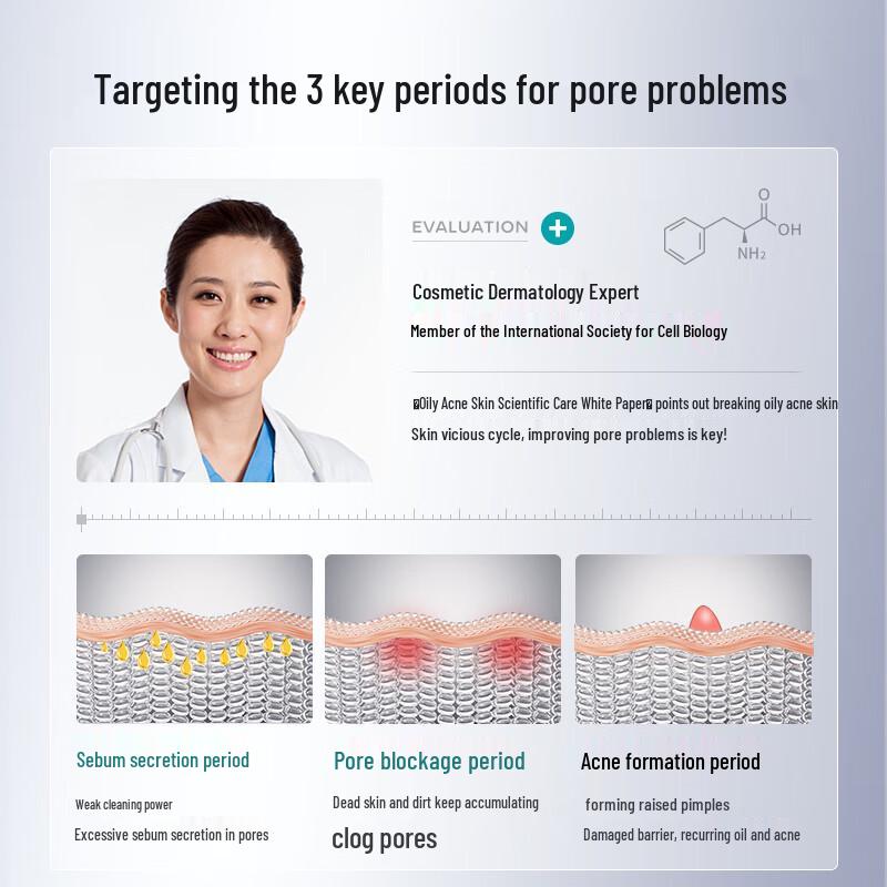 Huameike Aminosäure Reinigende & Ölkontrollierende Reinigungsmilch