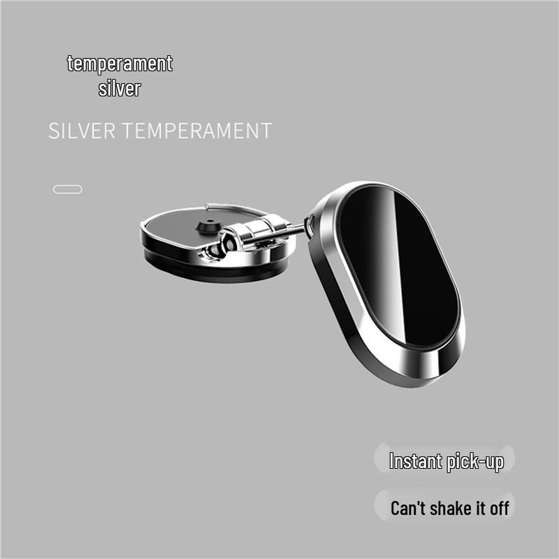 720° Rotating Magnetic Car Phone Holder with Folding Mount