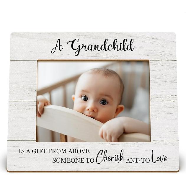 Grandkids Grandchild Grandchildren Baby Picture Photo Frames, Mothers Grandparents Day New First Time Grandma Grandpa Gifts Gift, Grandma Grandpa agrandchild