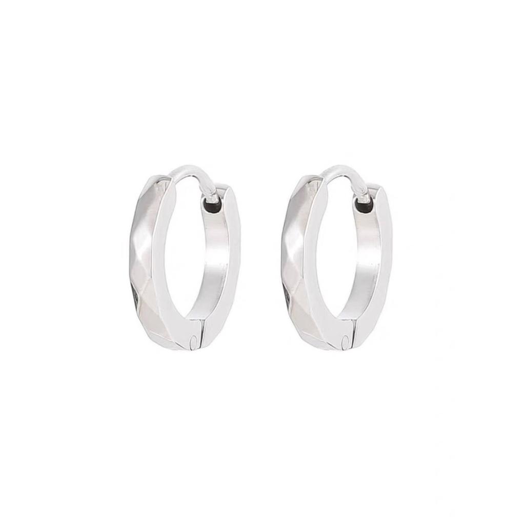Stainless Steel Small Hoop Earrings for Women Men Jewelry Accessories Gifts