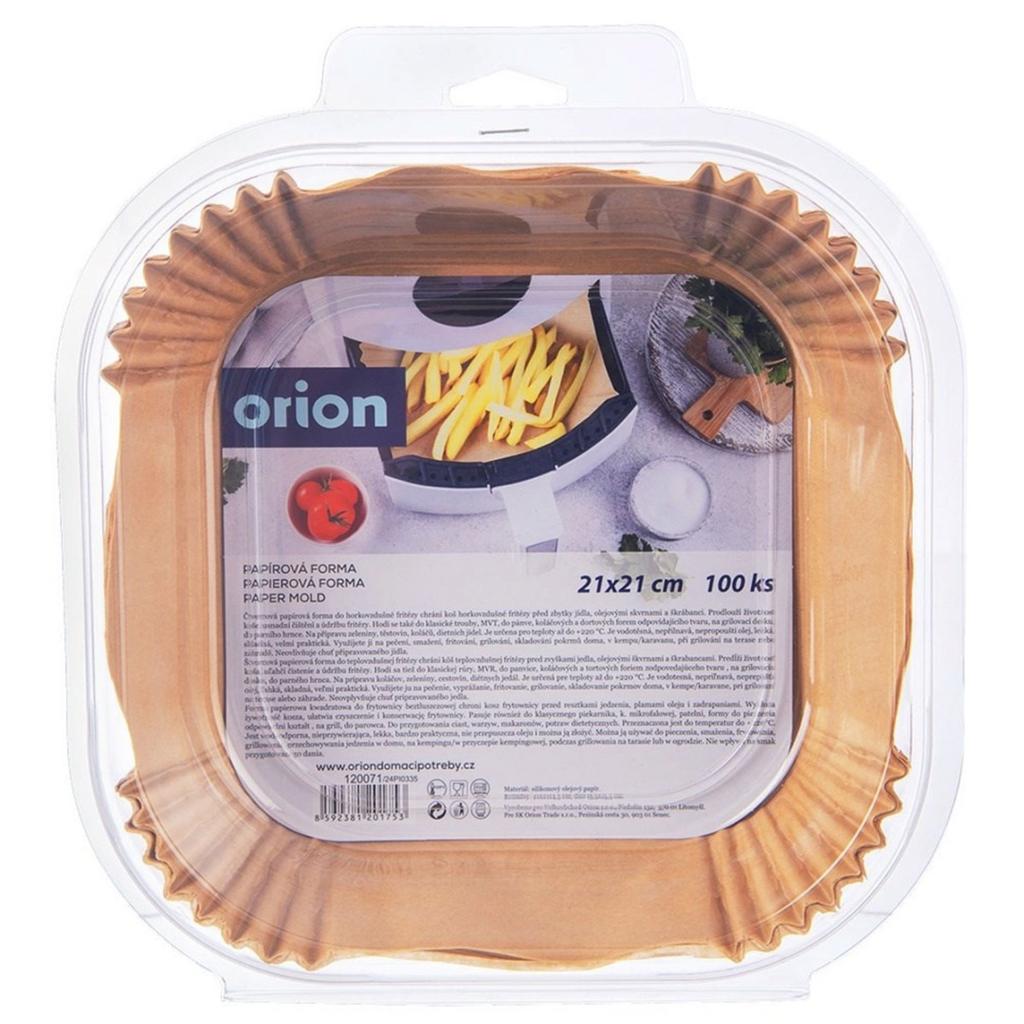 PAPER LINERS FOR AIR FRYER 21x21cm 100pcs. SQUARE 120071