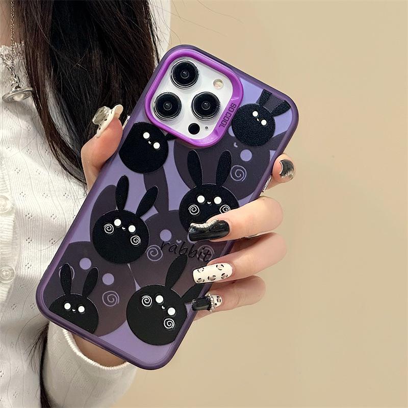 

Zhitai Cartoon Frosted Laser Case for iPhone 16/15/14/13/12 iPhone 14 Plus