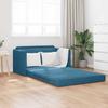 Blue Sleeper Sofa 124 x 71 x 78 cm Velvet