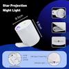 Star Projector Galaxy Projector, Exquisite Nebula Night Light Projector, Ocean Wave Galaxy Light with Remote Control,with Adjustable Speed