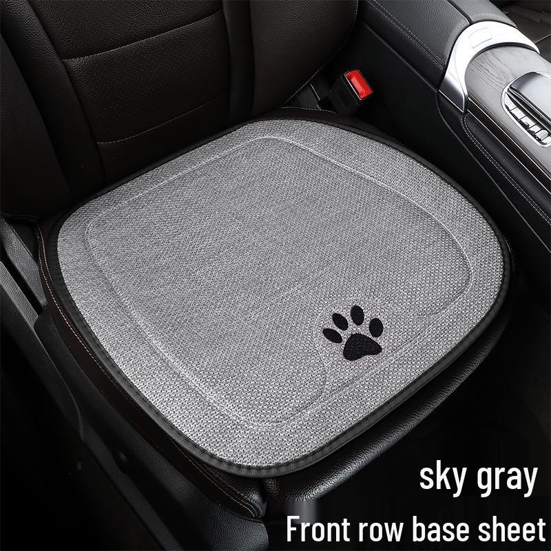 Pachacoo All-Season Cute Cartoon Cotton Linen Car Seat Cushion for Roewe RX5 D7 E6 D6 Ei5.