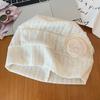 Elegant Flower Beanies Hat Sweet Sunscreen Cap Cute Knitted Hat  Spring and Summer