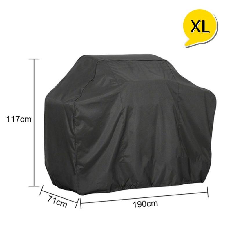 Grill Cover 57 Inch for Outdoor Grill Heavy Duty Waterproof Fade Resistant BBQ Cover with Straps for Weber Charbroil Gas BBQ Etc