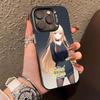 Angel Mahiru Shina Anime Phone Case for iPhone 16 15 14 13 12 11 X XR XS 8 7 Pro Max Plus Colored Translucent Smartphone Luxury