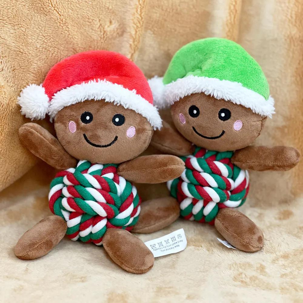 18cm Gingerbread Man Plush Toy Biscuit Peluche Stuffed Cookie Soft Doll Room Decoration Birthday Gifts Can Be Used As Dog Toy