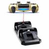 VAORLO USB Port Dual Charging For PS4 Controller Dock Station Stand Holder for Playstation 4 Double Gamepad