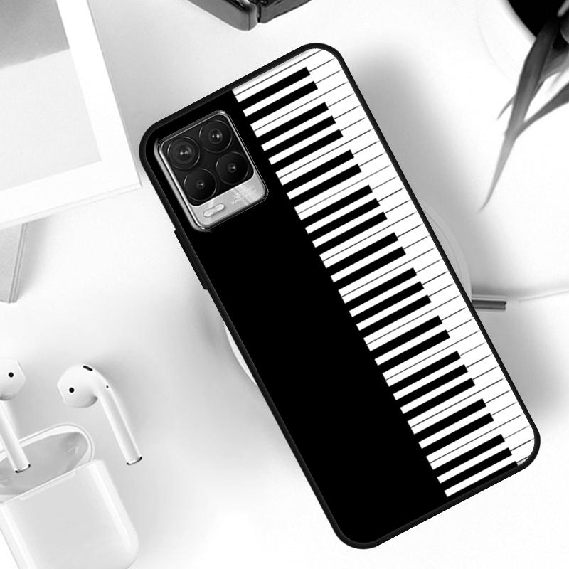 Music Piano Elegant Case For Realme 15 11 12 13 14 Pro Plus C63 C61 C55 C51 C53 C25 C65 C67 C71 C75 GT6 GT7 Pro