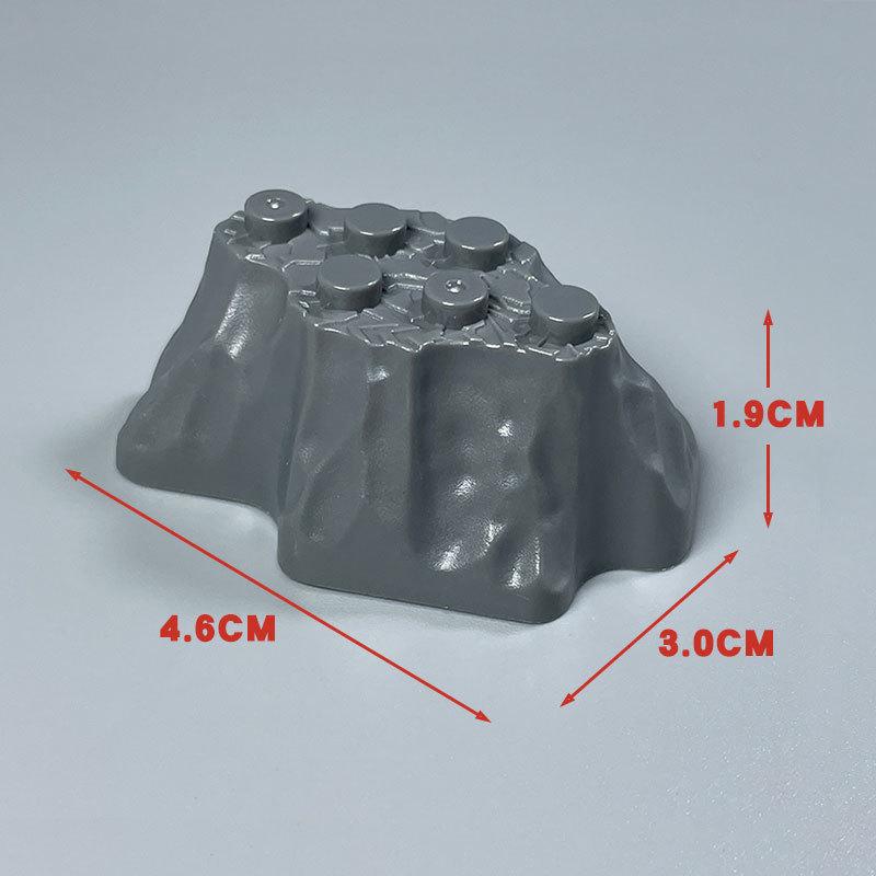 MOC Gemstone & Ore Building Block Set: DIY Rock Wall & Rockery