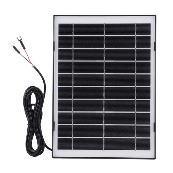 Solar Panel 8W High-Power Output IP65 Waterproof Universal Power Supply Outdoor