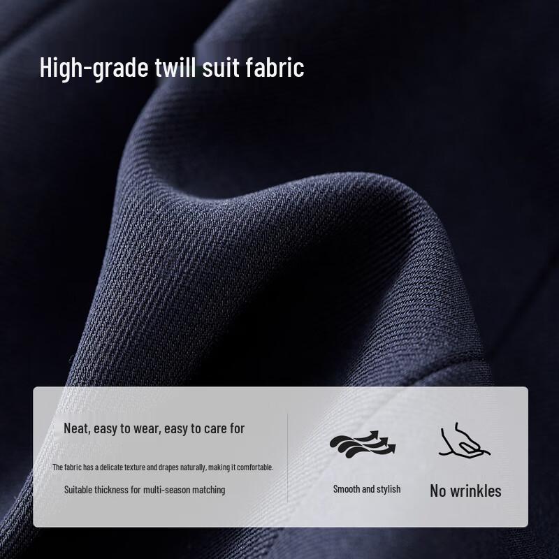 Women's Professional Suit Set with Wide-Leg Pants