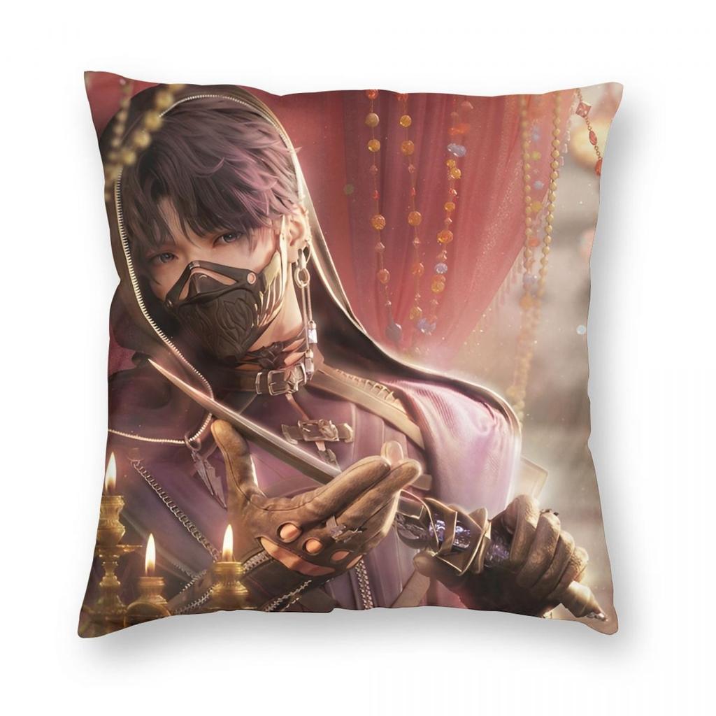 Love And Deepspace Rafayel Pillowcase Printed Fabric Cushion Cover Gift Pillow Case Cover Home Zipper 40*40cm