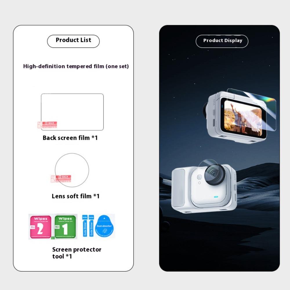 

Пленки для объектива сверхвысокой четкости Защитные пленки от царапин для экшн-камеры Insta360 GO Ultra Аксессуары 1 Set