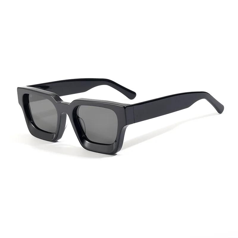 

Square Sunglasses for Men Thick Acetate Frame Luxury Designer Sunglasses Women Occhiali Da Sole Da Uomo Fashion Glasses for Men