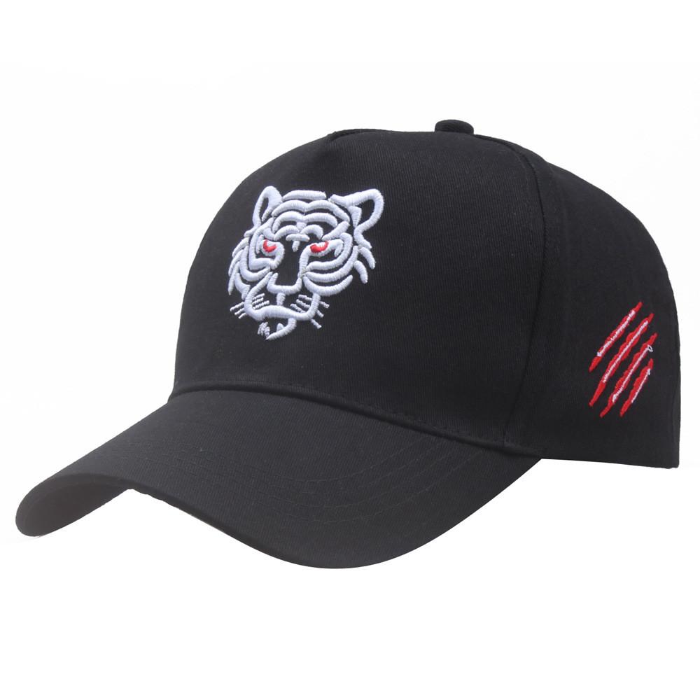 

Tiger Pattern Animal Embroidery Baseball Cap Sun Protection Hats Breathable
